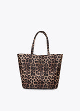 Basic animal print shopper