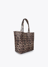 Basic animal print shopper