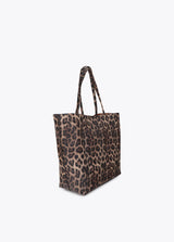 Basic animal print shopper