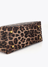 Basic animal print shopper