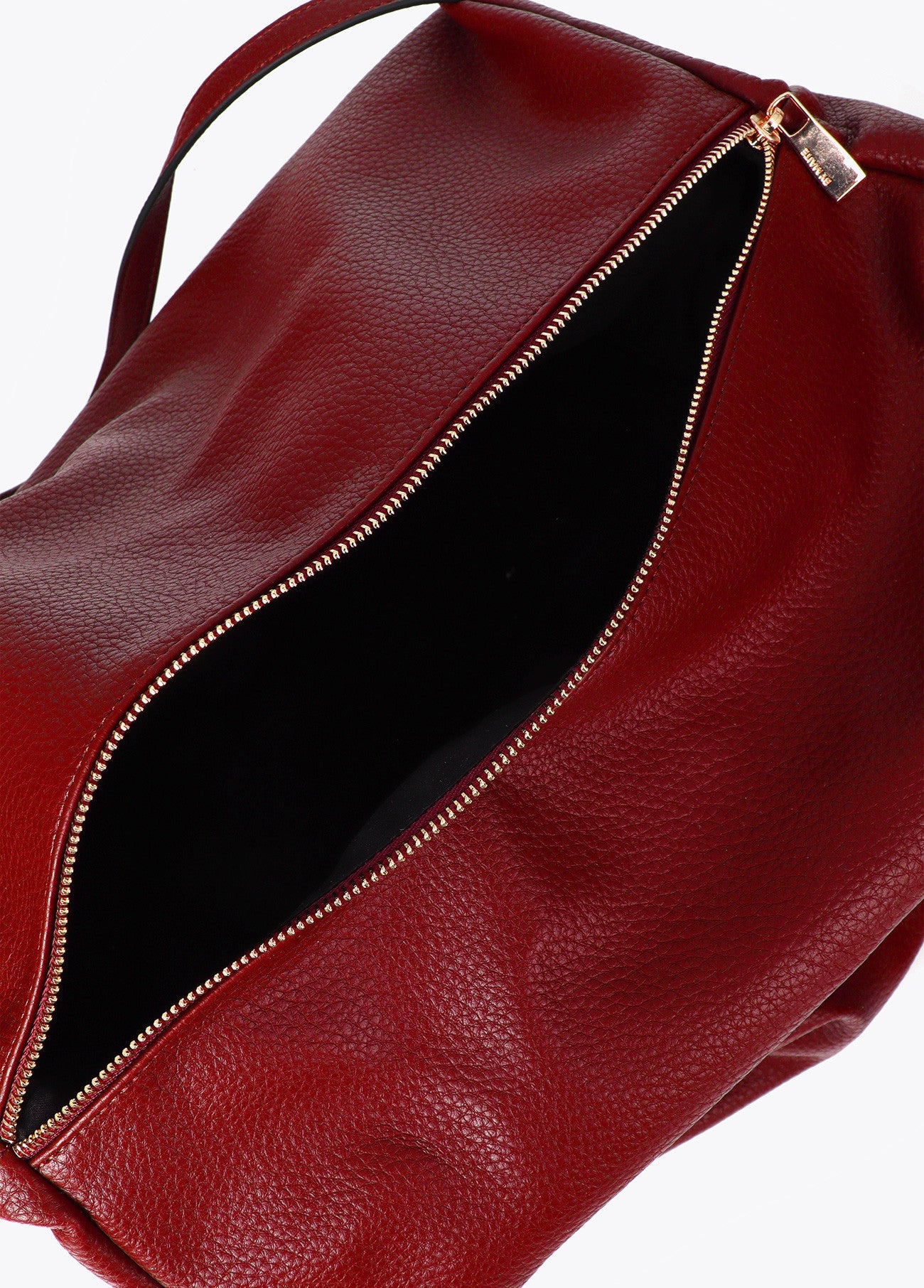 Multi-studded leather effect shopper
