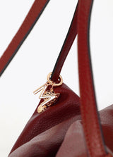 Multi-studded leather effect shopper