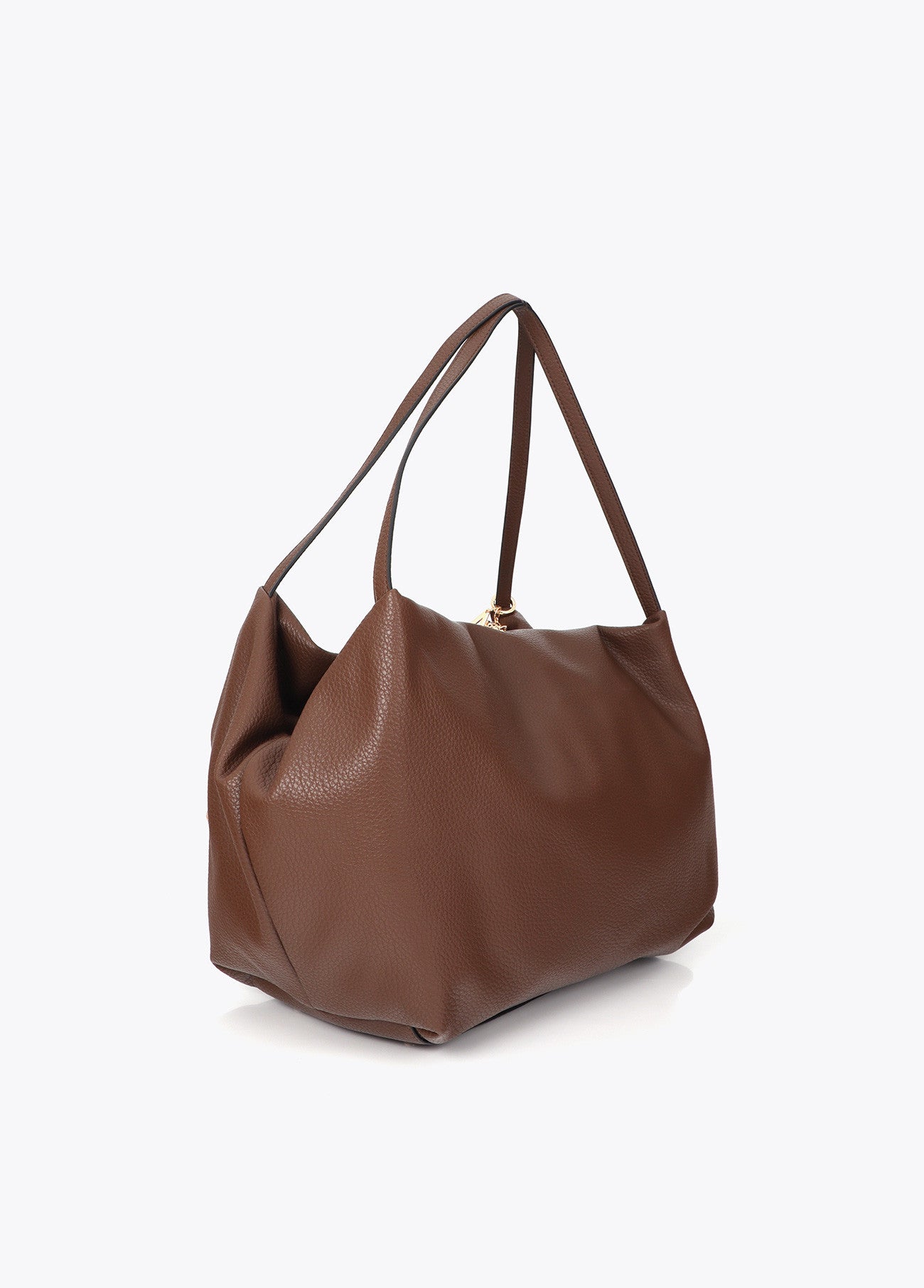 Multi-studded leather effect shopper