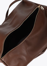 Multi-studded leather effect shopper