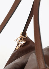 Multi-studded leather effect shopper