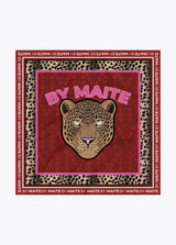 Tiger face scarf by maite 90x90cm
