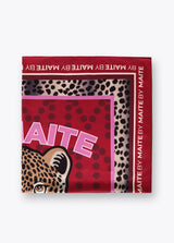 Tiger face scarf by maite 90x90cm