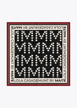Multi m scarf 90x90cm