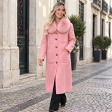Casaco Millie MAPO — PINK 02 JOANA — gola conforme camel aprovada